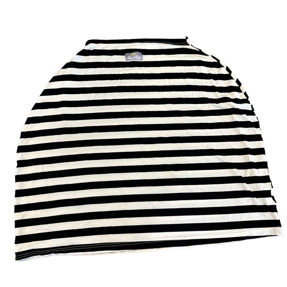 Itzy‎ Ritzy 4-1 Nursing Cover/Car Seat Cover Excellent Black and White